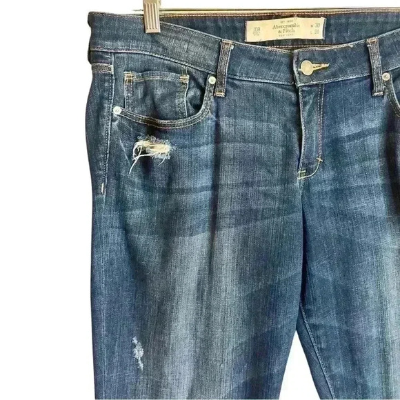 Abercrombie & Fitch Blue Skinny Jeans - Picture 2 of 7